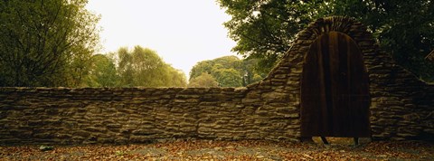 Framed Close-up of a stone wall, County Kilkenny, Republic Of Ireland Print