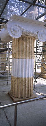 Framed Column in the Acropolis, Athens, Greece Print