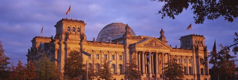 Framed Facade of a building, The Reichstag, Berlin, Germany Print