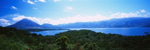 Framed Clouds over a volcano, Arenal Volcano, Costa Rica Print