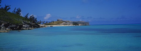 Framed Fortress at the waterfront, Fort St. Catherine, St. George, Bermuda Print
