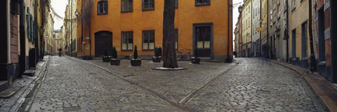 Framed Buildings in a city, Gamla Stan, Stockholm, Sweden Print