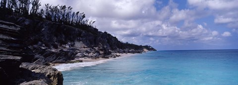 Framed Clouds over the sea, Bermuda Print