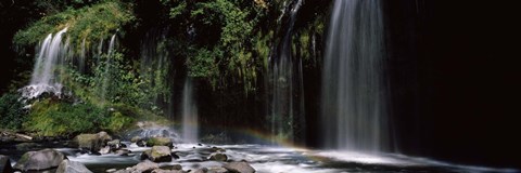 Framed Waterfall near Dunsmuir, California Print