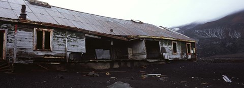 Framed Wreckage of a whaling station, Whaler&#39;s Bay, Deception Island, South Shetland Islands, Antarctica Print