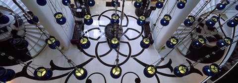 Framed High angle view of a hotel lobby, W Doha Hotel And Residences, Doha, Ad Dawhah, Qatar Print