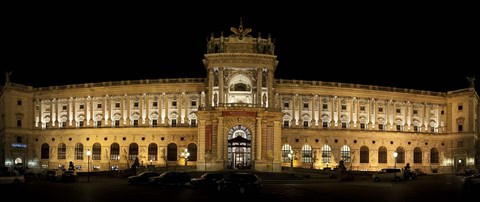 Framed Facade of a palace, The Hofburg Complex, Vienna, Austria Print