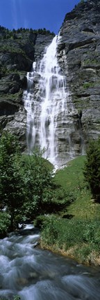 Framed Murrenbach Falls, Switzerland Print
