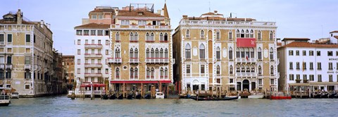 Framed Palazzi facades along the canal, Grand Canal, Venice, Veneto, Italy Print