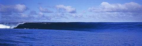 Framed Small Blue Wave Print