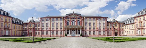 Framed Facade of a castle, Castle Bruchsal, Bruchsal, Baden-Wurttemberg, Germany Print