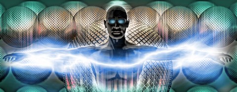 Framed Digital man Print