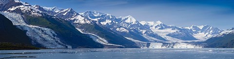 Framed Snowcapped mountains at College Fjord of Prince William Sound, Alaska, USA Print