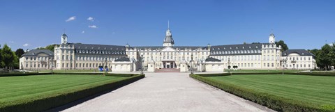 Framed Facade of a castle, Karlsruhe Castle, Karlsruhe, Baden-Wurttemberg, Germany Print