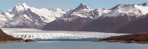 Framed Moreno Glacier, Argentino Lake, Argentine Glaciers National Park, Santa Cruz Province, Patagonia, Argentina Print