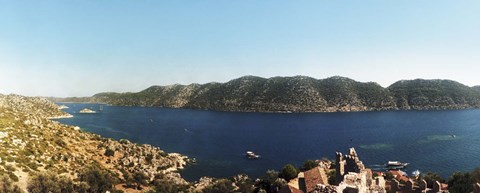 Framed Kekova, Lycia, Antalya Province, Turkey Print