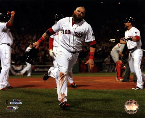 Framed Jonny Gomes Game 6 of the 2013 World Series Action Print