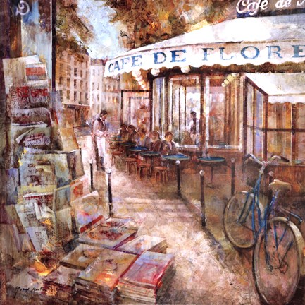 Framed St.Germain, Paris Print