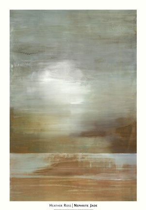 Framed Nephrite Jade Print