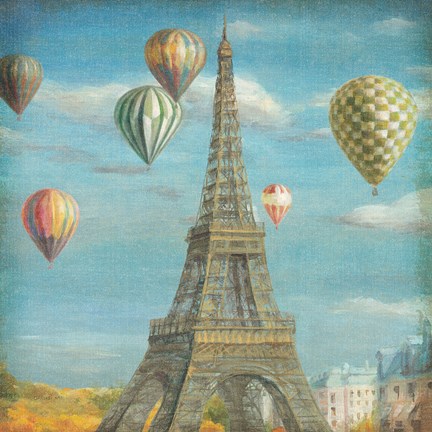 Framed Balloon Festival Print