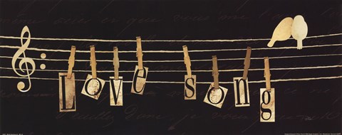 Framed Birds Harmony II Print