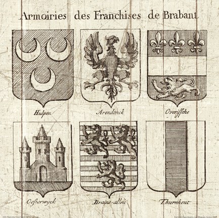Framed Restoration Period French Armory II Print