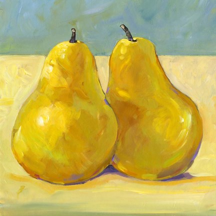 Framed Pair of Pears Print