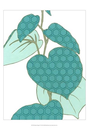 Framed Modern Foliage IV Print