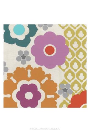 Framed Candy Blossoms IV Print