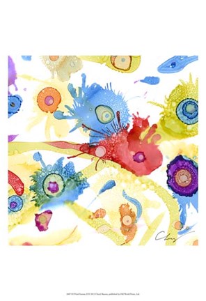 Framed Fluid Fantasy II Print