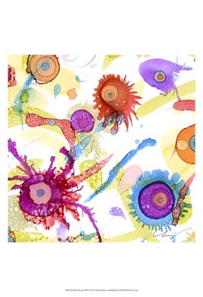 Framed Fluid Fantasy III Print