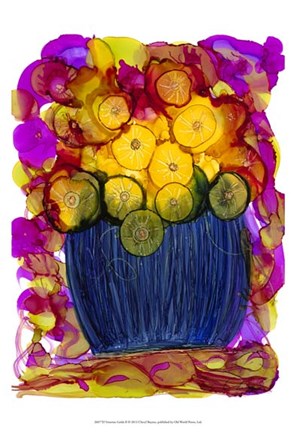 Framed Venetian Golds II Print