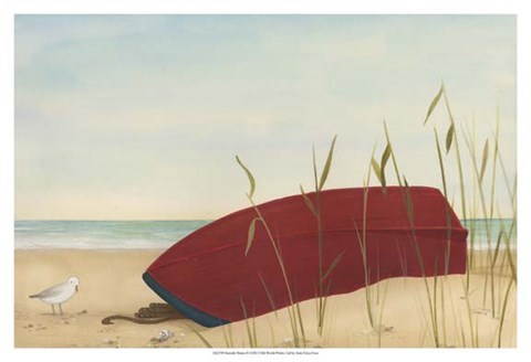 Framed Seaside Dunes II Print