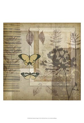 Framed Small Notebook Collage II Print