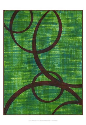 Framed Crimson Trace I Print