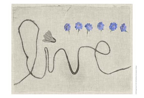 Framed Simple Words I Print