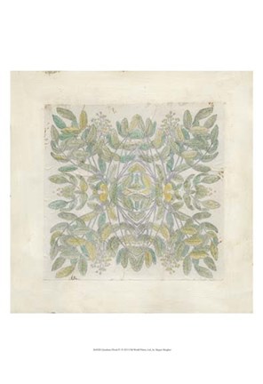 Framed Quadrant Floral IV Print