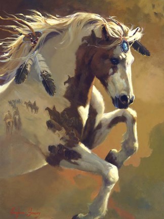 Framed Wild Heart Print