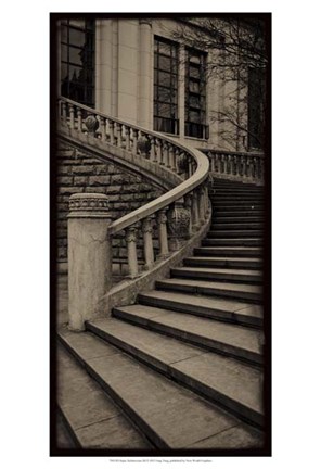 Framed Sepia Architecture III Print