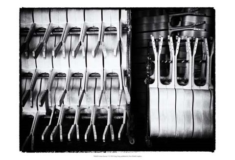 Framed Guitar Factory V Print