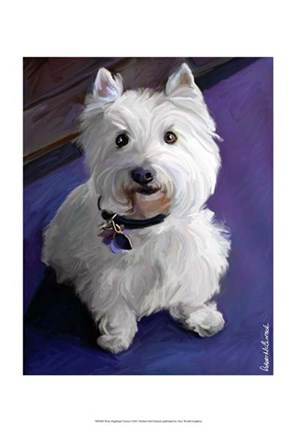 Framed West Highland Terrier Print