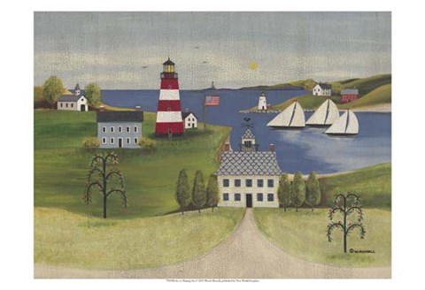 Framed Sea to Shining Sea Print