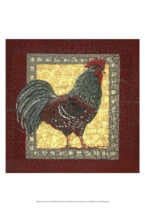 Framed Chic Brown Print