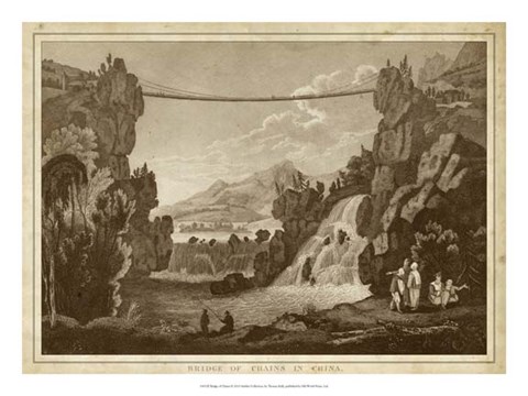 Framed Bridge of Chains Print