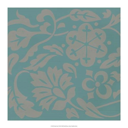 Framed Ginter Sea I Print