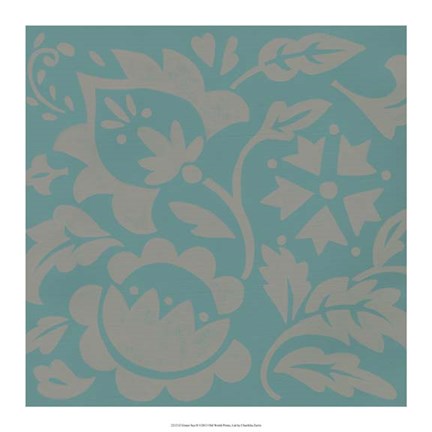 Framed Ginter Sea II Print