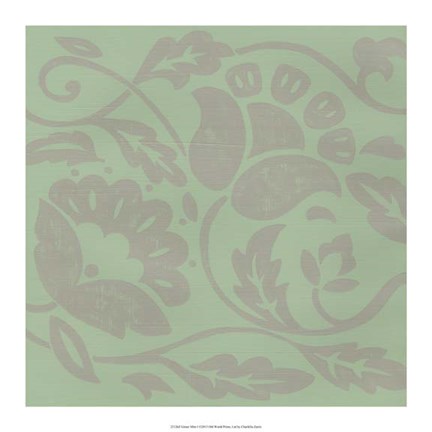 Framed Ginter Mint I Print