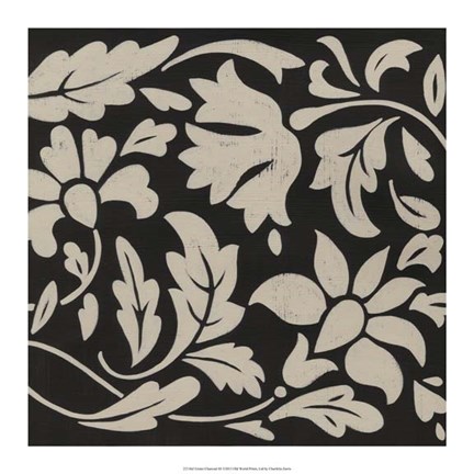 Framed Ginter Charcoal III Print