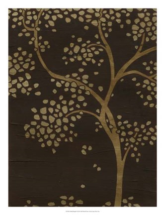 Framed Gilded Bough I Print