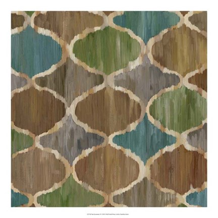 Framed Ikat Symmetry IV Print